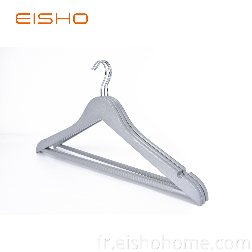 Eisho Solid Wood Black Laundry Wooden Shirts Hanger 7